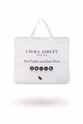 Laura Ashley White Premium Duck Feather and Down Duvet 13.5 Tog